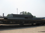 Truck goods to outside