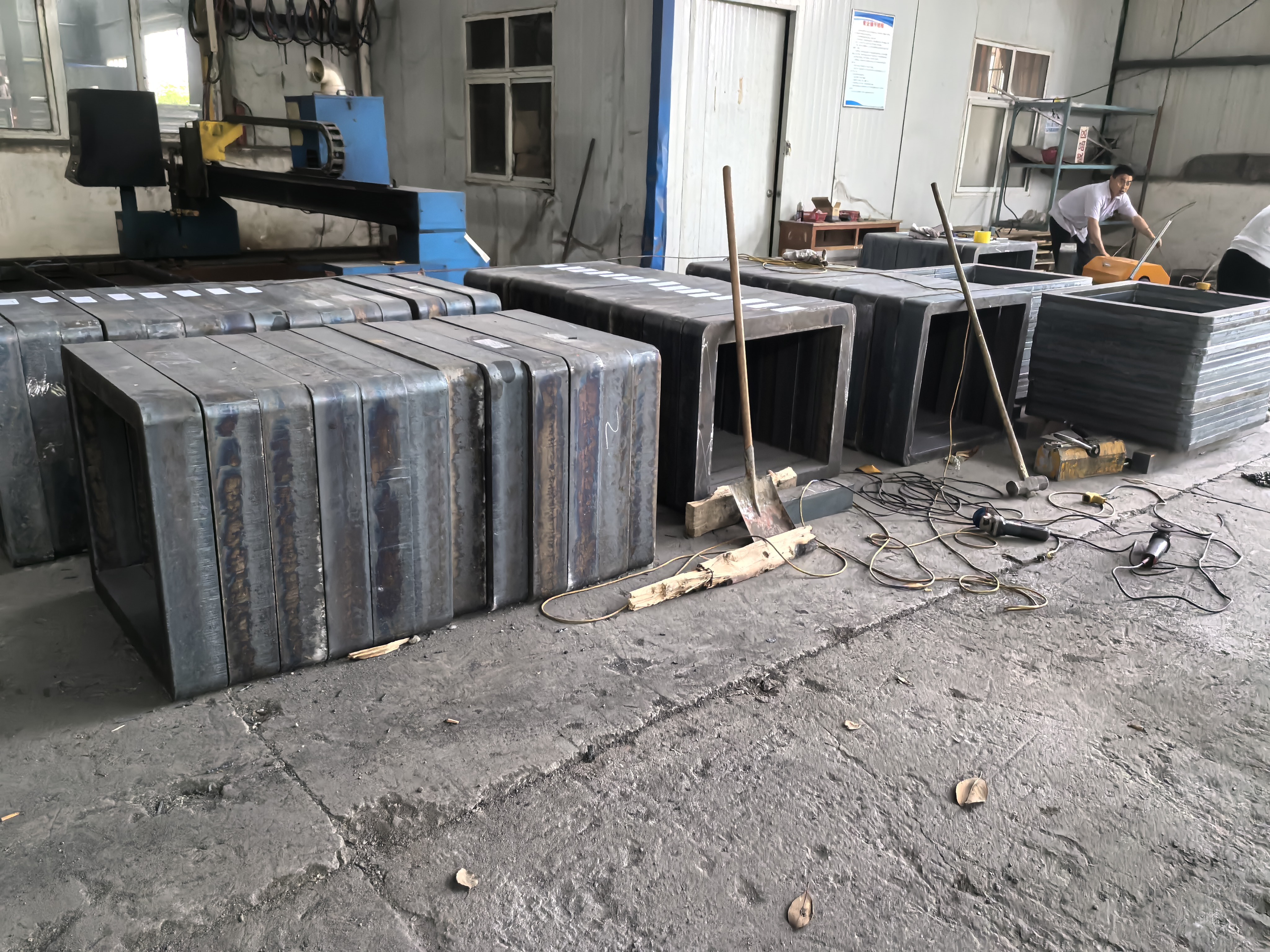 CNC flame cutting workshop